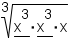 3 radical(underline(x^3)*underline(x^3)*x)