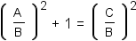 tan^2 theta + 1 = (1/(cos theta))^2