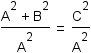 (sin^2 theta)/(sin^2 theta) + (cos^2 theta)/(sin^2 theta) = 1/(sin^2 theta)