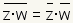 la conjugación del z*w iguala la conjugación de z * la conjugación del W.