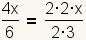 2x/(2*3)