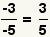 (-3)/(-5)=3/5