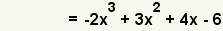 (m*n)(x)=(f*g)(x)=-2x^3+3x^2+4x-6