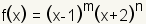 f(x)= (x-1)(x+2)^n