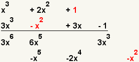 (x^3+2x^2+1)* (x^3+2x^2=1)