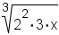 3 radical(2^2*3*x)