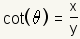 csc(theta)=x/y