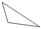 triángulo obtuso