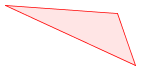 A three sided polygon.