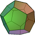 A shape with twelve congruent pentagonal faces.