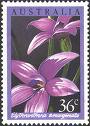 32 cent Australian stamp with orchid.